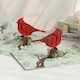 image 4 of Red Cardinal Charm 3D Pop Up Greeting Card