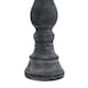 image 3 of Amalfi Large Column Candle Holder - Ceramic - L12 x W12 x H40 cm - Grey | Grey