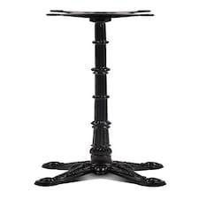 Ream Cast Iron Poseur Table Base - Traditional Black