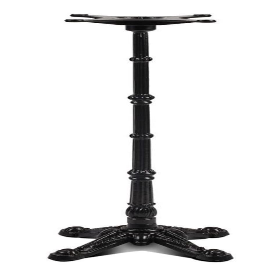 Ream Cast Iron Poseur Table Base - Traditional Black