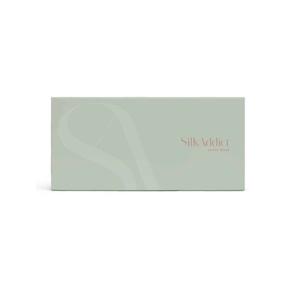 image 1 of Silk Addict 100% Mulberry Silk Sleep Mask – Olive Green | Green | 1