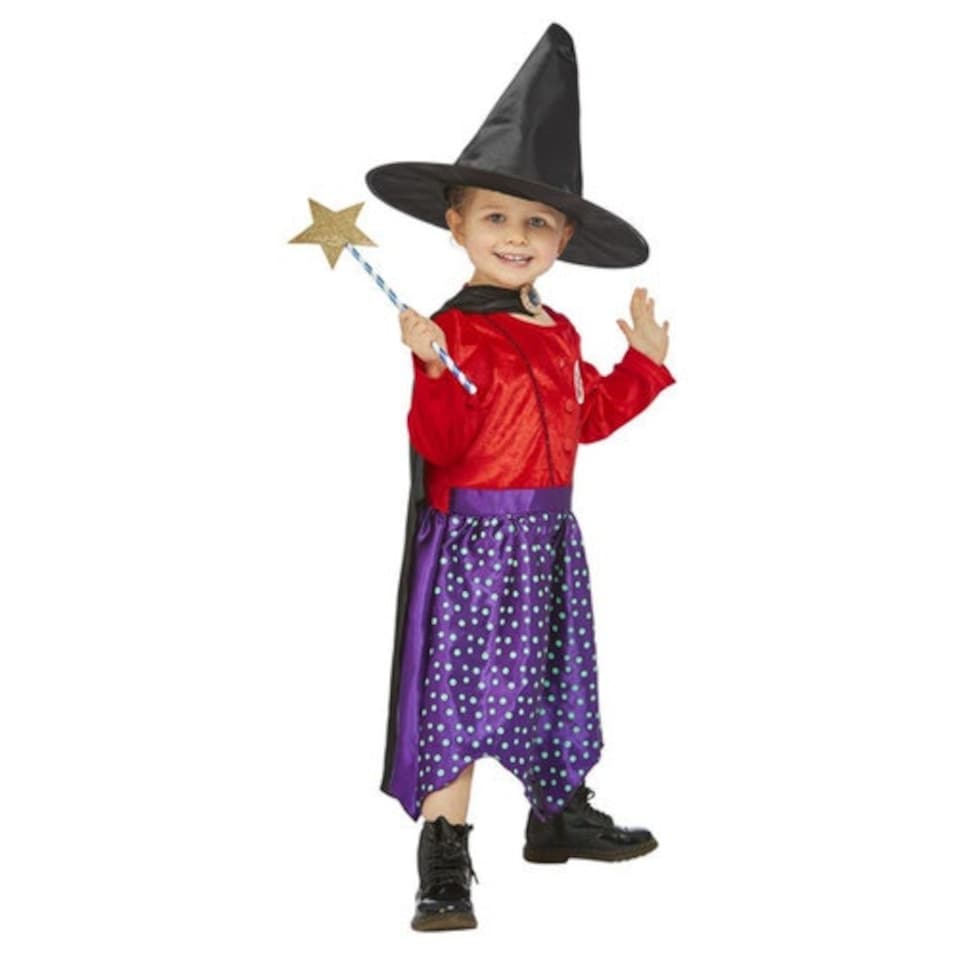 image 1 of Room On The Broom Julia Donaldson Girls Fancy Dress Costume Kids Medium - Age 7-9