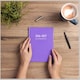 image 2 of 2026 2027 Academic Diary A5 Week to View - Mid Year Student Planner August 2026 to July 2027 - Hardback School College Organiser with Ribbon Bookmark (Purple) | Purple | Purple