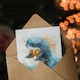 image 3 of Cute Wave Jump Whale Kids Age 10 Year Child 10th Birthday Card