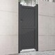 image 1 of Pedestrian Gate 1000x2200mm Grey - Diagonal Solid Infill and Flat Top Grey