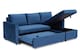image 6 of The Tranquilo 3 Seater Sofa Bed in Black or Navy | Blue | One Size