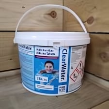 250 x 20g (5kg) Clearwater CH0041 4-in-1 Chlorine Tablets for Pools and Hot Tubs