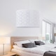 image 5 of White Laser Cut 33cm Pendant Lightshade White
