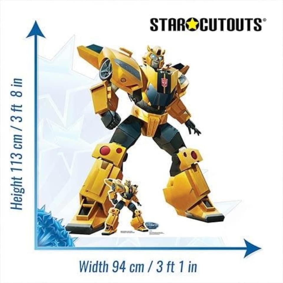 image 1 of Bumblebee Transformers Lifesize Cardboard Cutout 113cm