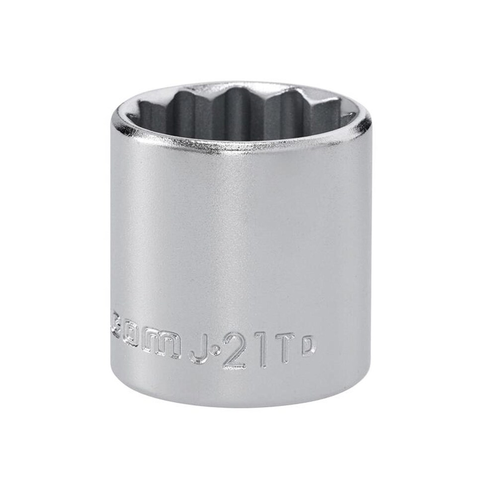 image 1 of Facom J.21T 3/8in Drive 12-Point Standard Socket 21mm.