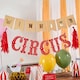 image 2 of Customisable Name Circus Card Banner 2m | Gold