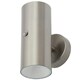 image 3 of CGC VERITY Stainless Steel LED Outdoor Wall Spotlight With Photocell Sensor Silver