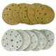 image 6 of 150mm Sanding Discs Aluminium Oxide Abrasive 320 Grit 15 Hole Hook + Loop 500pc