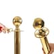 image 5 of 1 Prestige Brass Pole With 1 Red Braided Rope