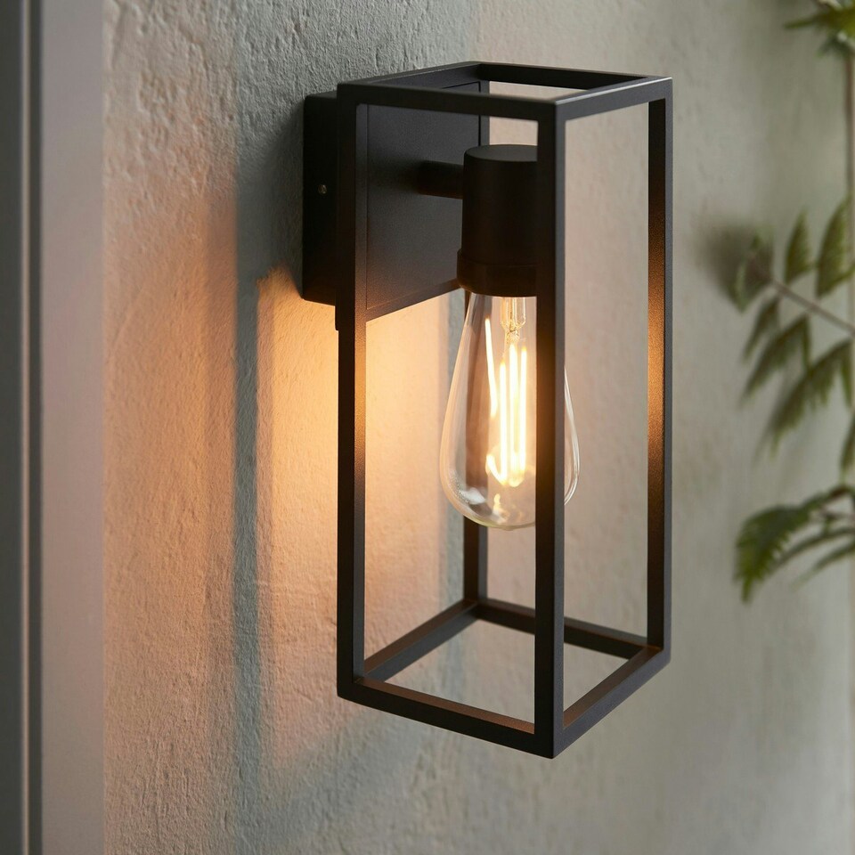 image 1 of Herbert Non Automatic Wall Lamp Textured Black