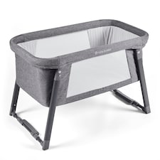 Mini Rocker Crib – Compact & Foldable Baby Crib, Mattress, Breathable Mesh Sides, Rocking & Static Modes, from Birth to 9kg (Approx. 6 Months)