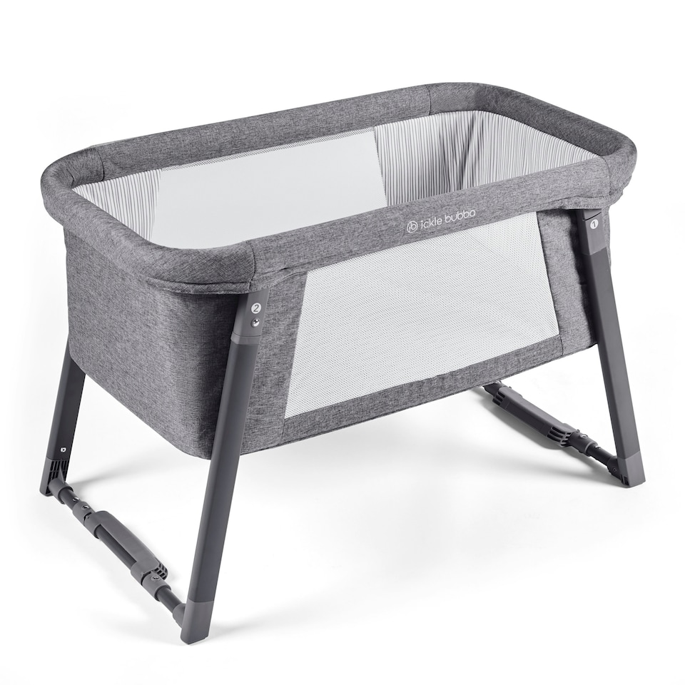 image 1 of Mini Rocker Crib – Compact & Foldable Baby Crib, Mattress, Breathable Mesh Sides, Rocking & Static Modes, from Birth to 9kg (Approx. 6 Months)