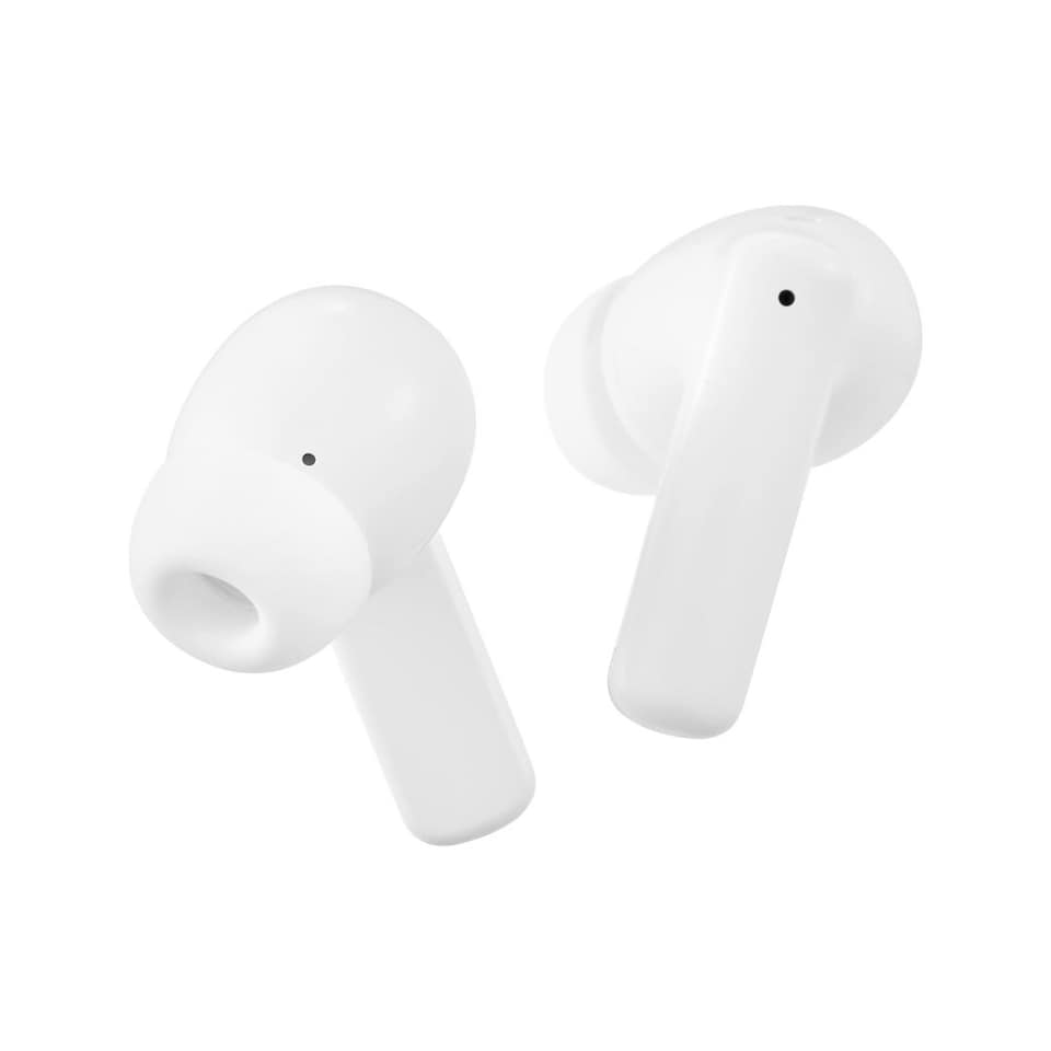 image 1 of Streetz T600 ANC True Wireless Earbuds with LCD Screen - White