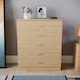 image 4 of Vida Designs Riano 5 Drawer Chest of Drawers Bedroom Storage, Pine