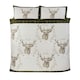 image 5 of Angus Stag Brushed Cotton Bedding Set Green | Single