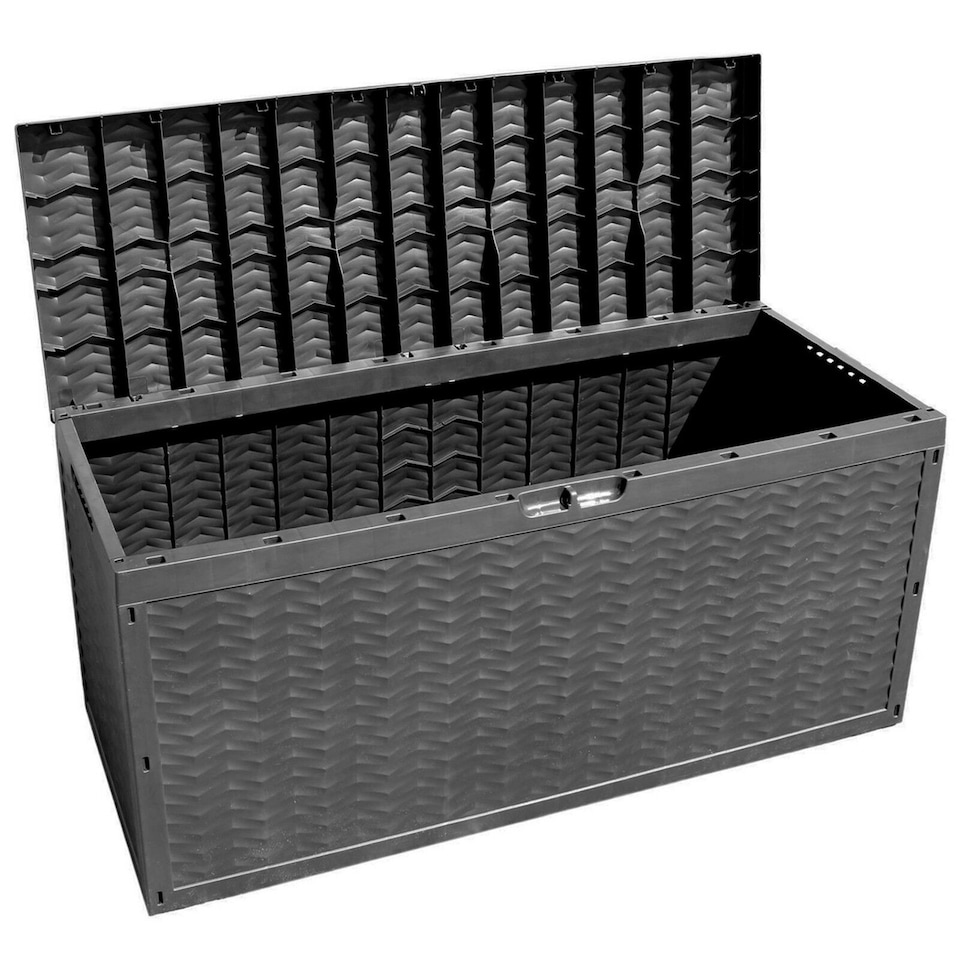 image 1 of 320L Plastic Large Outdoor Garden Storage Roller Box