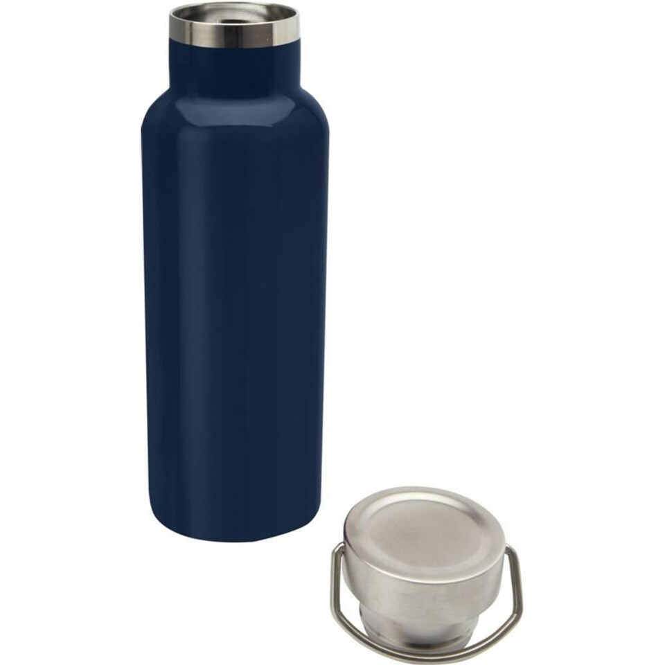 image 1 of Thor Recycled Stainless Steel 500ml Water Bottle - Navy - One Size