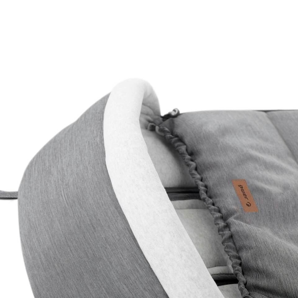 image 1 of Jane Kaizen Universal Footmuff with Hood Grey | Cold Black (Grey)