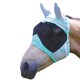 image 2 of Shires Air Motion Horse Fly Mask With Ears - Aqua Blue - Pony