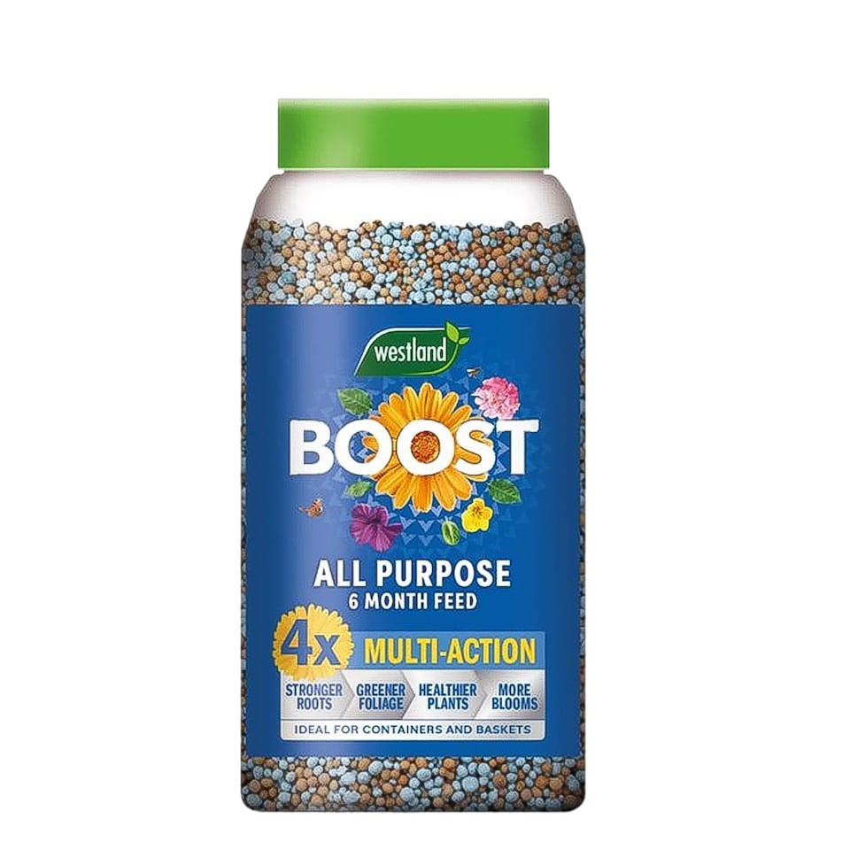 image 1 of Westland Boost All Purpose Plant Food 750g Slow Release Granules 6 Month Feed for Flowers Fruits Vegetables Healthy Growth
