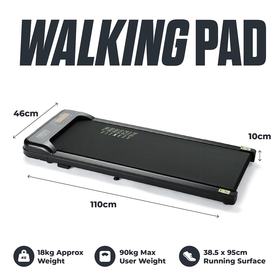 image 1 of Phoenix Fitness Compact Walking Pad Treadmill