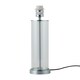 image 1 of Aura - Chrome with Glass Column Table Lamp Base Chrome | Clear