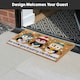 image 2 of JVL Festive Christmas Coir Doormat with Latex Back 40x58cm, Penguins