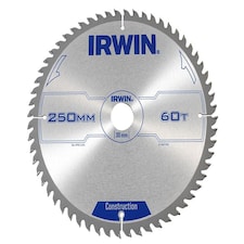IRWIN General Purpose Table & Mitre Saw Blade 250 X 30Mm X 60T Atb