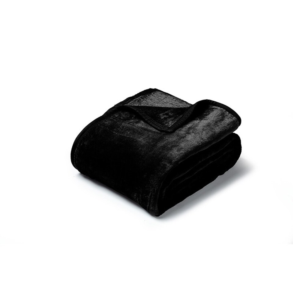 image 1 of Mink Throw Soft Touch Blanket Fleece Faux Fur 150x200cm Blue