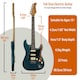 image 2 of 3rd Avenue Electric Guitar in Delta Blue Stateside Series Blue