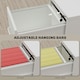 image 4 of HOMCOM 2 Drawer Filing Cabinet Steel File Cabinet for A4 Letter Size Cream