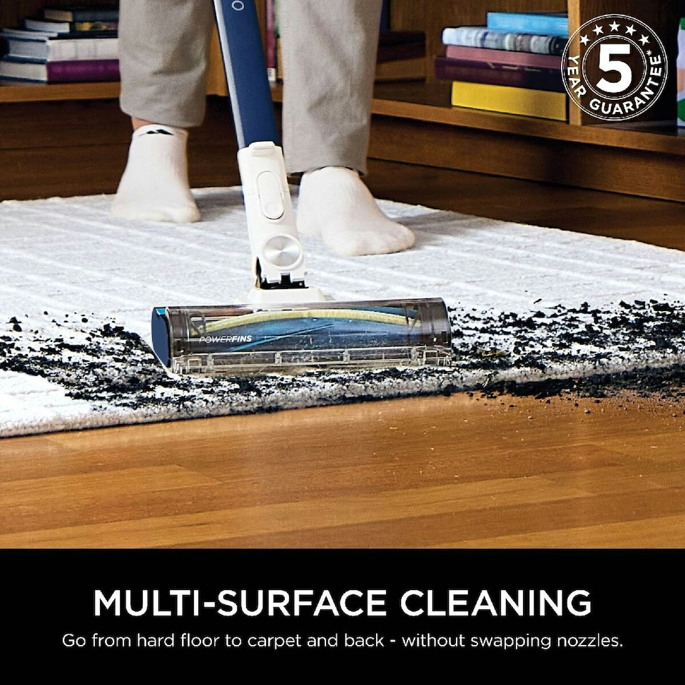 image 1 of Shark PowerPro Cordless Stick Vacuum with Anti Hair Wrap and Floor Detect - IZ380UK
