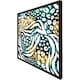 image 3 of Tropical leaves & animal print (Picture Frame) Grey | M