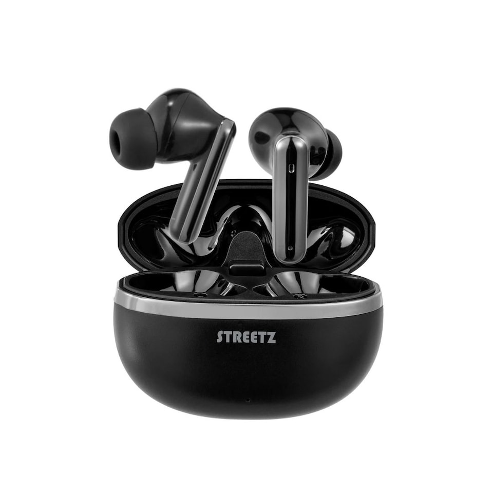image 1 of Streetz T235 True Wireless Earbuds - Black