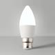 image 2 of ValueLights 6 Pack B22 White Candle Light Bulbs | White