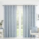 image 1 of Sade Eyelet Curtains - Blue - 229x229cm