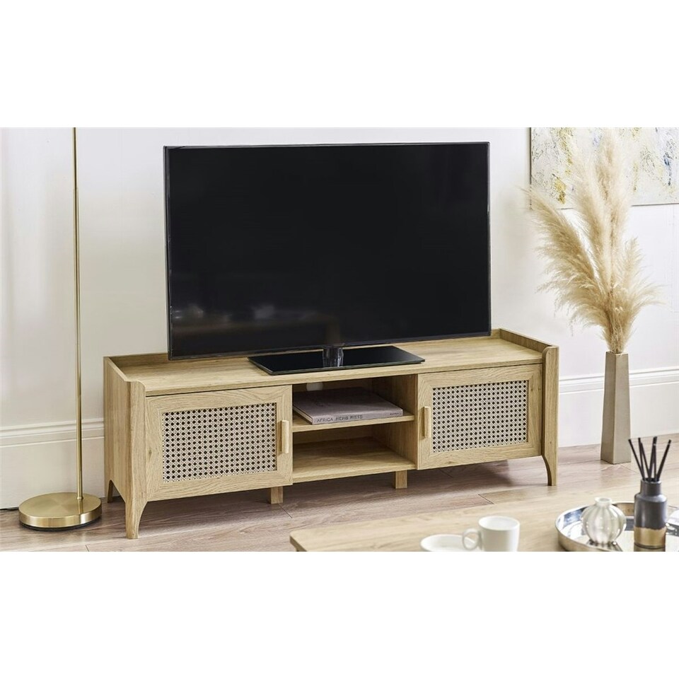 image 1 of Classic Natural Oak Media Unit Brown