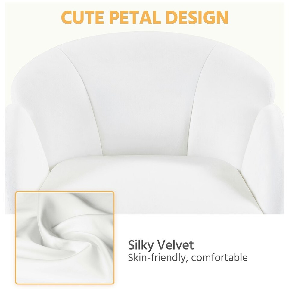 image 1 of Yaheetech Swivel Rolling Home Office Chair with Armrests