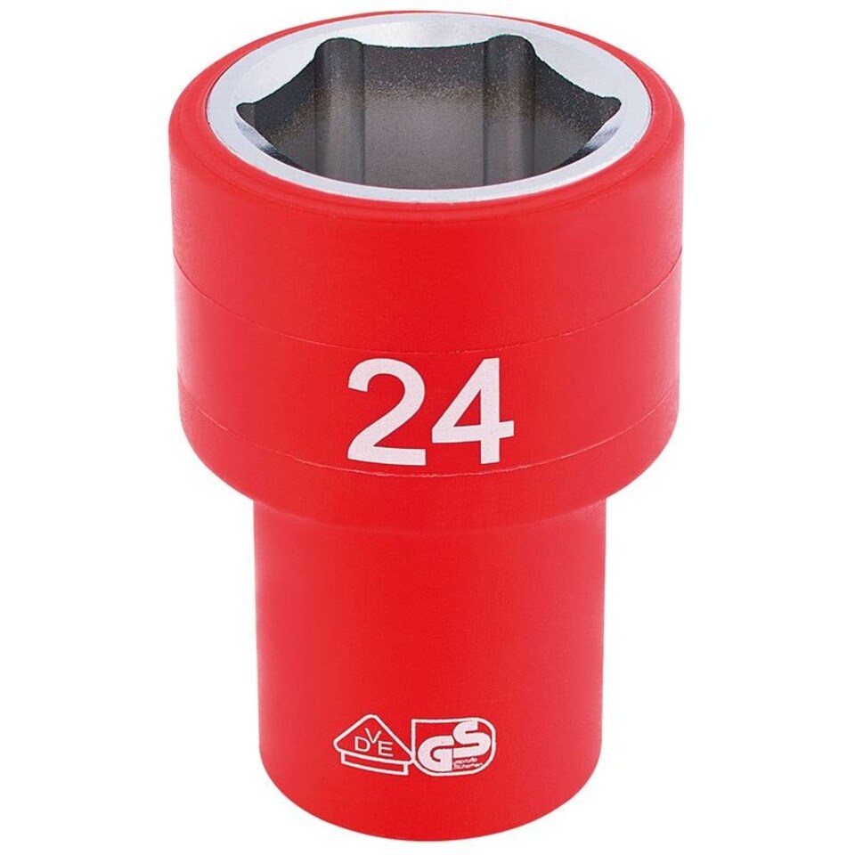 24Mm Vde 1/2" Insul. Socket - 31954