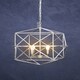 image 3 of Interiors by Premier Hexagonal Chandelier Silver