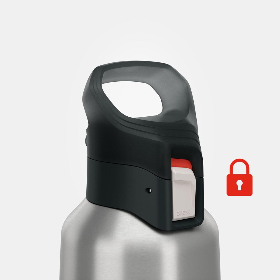 image 1 of Decathlon 0.8L Insulated Stainless Steel Flask 900
