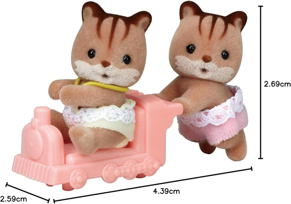 image 1 of Sylvanian Families Walnut Squirrel Twins