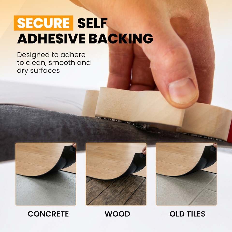 image 1 of Self Adhesive Floor Planks | 5.9x35.9in (91.4x15.2cm) Each | Peel & Stick Vinyl Flooring | Beige Wood Effect | Easy DIY | Stick On Tile Planks | Brown | 1.39 sqm