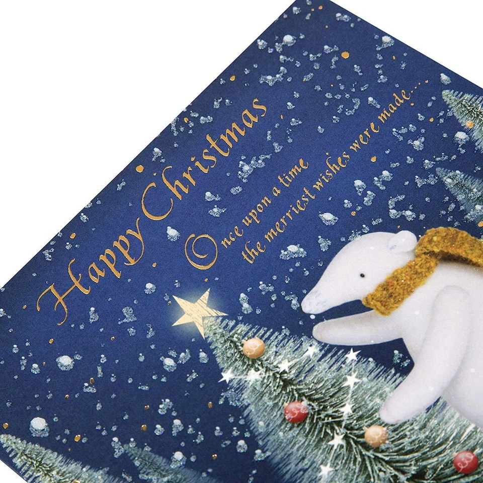 image 1 of Happy Christmas Card "Merriest Wishes"
