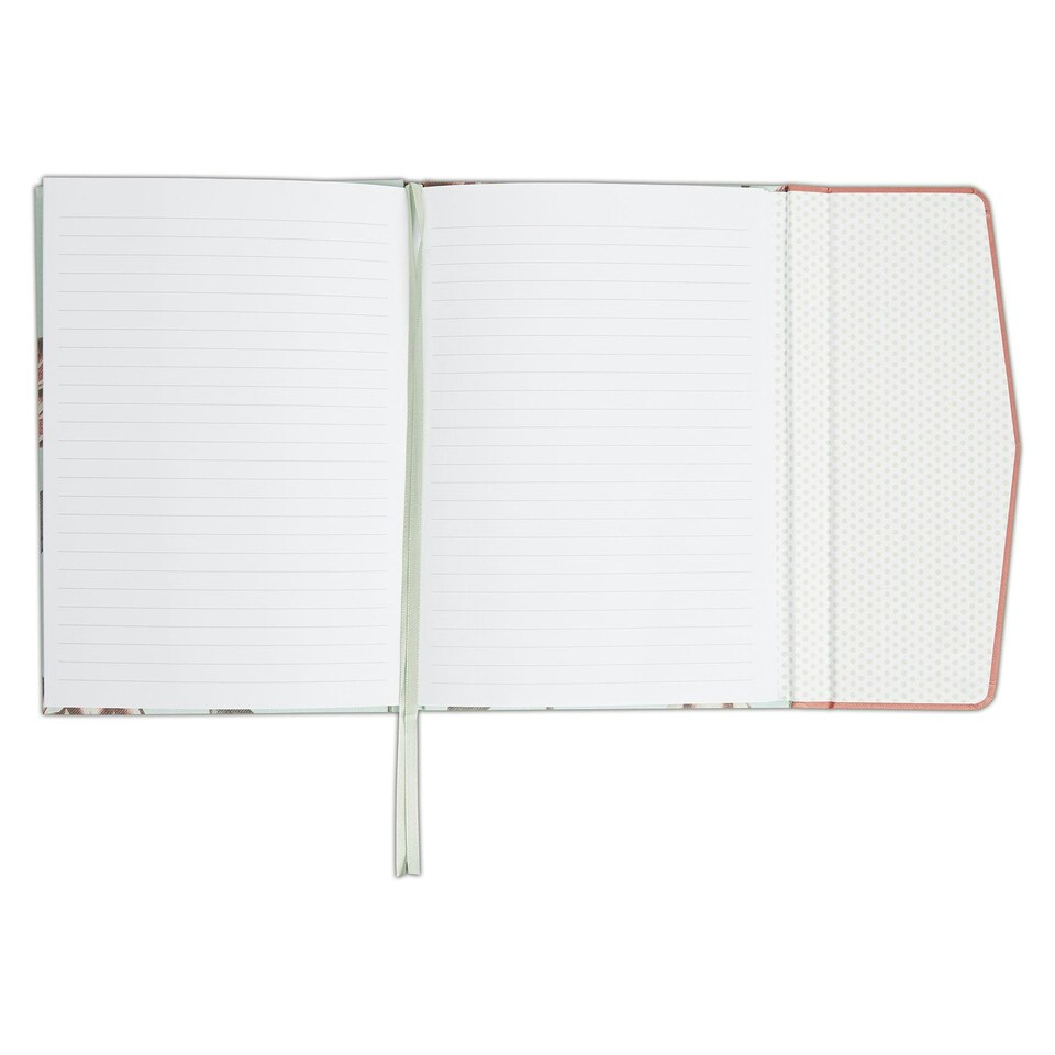 image 1 of RHS Magnetic Cover Notebook, Tulips, Multicoloured, 20.8 x 15 x 1.8cm